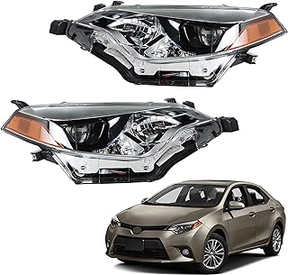 Replacement headlights for Toyota Corolla 2014 2015 2016, Integrated LED headlights and passenger on the.. Discover why thousands choose DIAYTAR NIGERIA for affordable products delivered in less than a week.