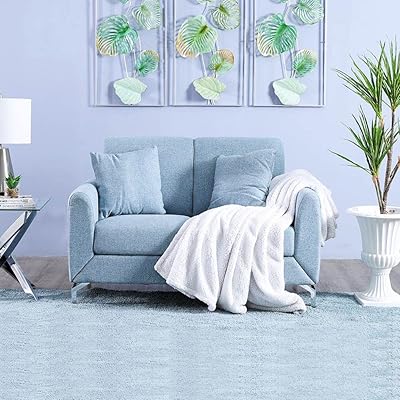 Two -seater sofa in Gozel fabric with metal feet from the collection of modern furniture adapted to the living room (length 138 x the rer.. DIAYTAR NIGERIA: Where affordability and variety come together with nationwide 5-8 day delivery.