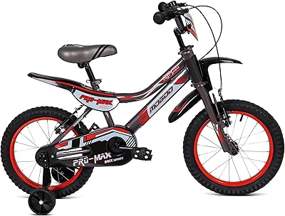 MOGOO PROMAX KIDS DIRT VTT for girls and boys aged 4 to 10, adjustable seat, handbrake, mudguards, reflectors, 16-inch mountain bikes with training wheels, 20 inch with crutch, gift for children.. DIAYTAR NIGERIA: Connecting Nigerians with affordable products through our expansive e-commerce platform.