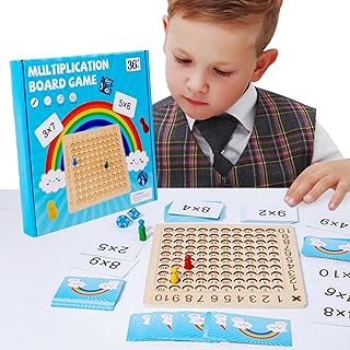 Montessori 3 -piece multiplication board - multiplication table game | Fidget learning toy to relieve stress and create easier and more funny mathematics Jenny.. Experience budget-friendly shopping at DIAYTAR NIGERIA, Nigeria's premier online marketplace with quick delivery.