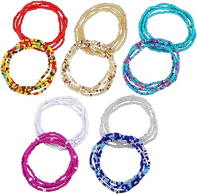 10 pieces set of size pearls with body size of the body size stomach size bikini jewelry for women girls.. DIAYTAR NIGERIA: Where convenience meets affordability with delivery across Nigeria in under 8 days.