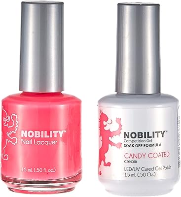 Nail polish and nail polish gel lichte nobilty - candy coated.. Shop confidently with DIAYTAR NIGERIA, offering affordable prices and reliable delivery within a week.