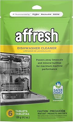 Detergent for AFRESH dishwasher, helps eliminate limestone and residue responsible for odors, 6 tablets.. Experience the convenience of online shopping with DIAYTAR NIGERIA's reliable 5-8 day delivery service.