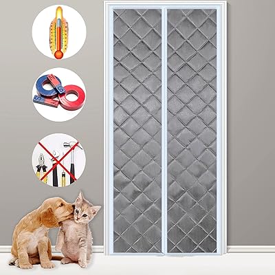 Insulating door curtain 210 x 245 cm resistant to rain and snow.. DIAYTAR NIGERIA makes online shopping accessible to all with budget-friendly prices and reliable delivery.