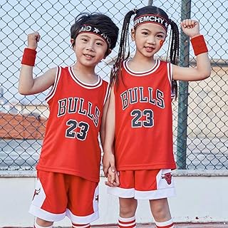Children's jersey - Chicago Bulls basketball jersey #23 with Michael Jordan logo, Universal Sportswear without sleeves (3xcm ~ 2xl), 2xl155 ~ 165cm.. DIAYTAR NIGERIA: Bringing quality products to every Nigerian with affordable nationwide delivery.
