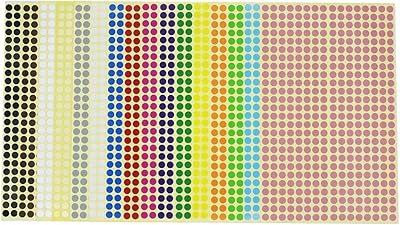 6,656 circular labels in dotted 1-4 "(6 mm) in 16 colors for storage.. Get what you need, when you need it — DIAYTAR Nigeria delivers fast.