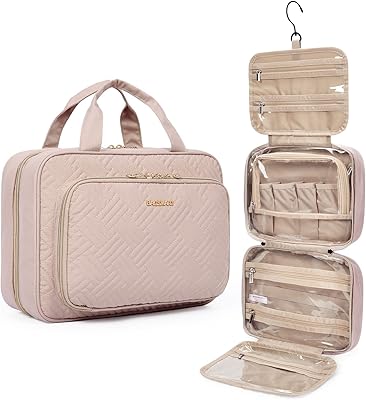Travel toilet kit to hang with transparent makeup bag approved by the TSA, actual size, pink, travel.. DIAYTAR NIGERIA: Bringing affordable shopping solutions with a diverse product catalog delivered nationwide.