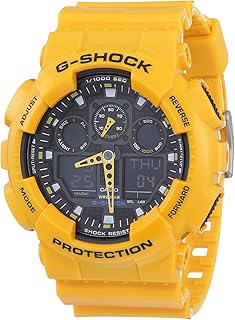 Casio sports watch for men with analog display GA100A-9a.. DIAYTAR NIGERIA: Where affordable shopping meets reliable nationwide delivery in less than a week.