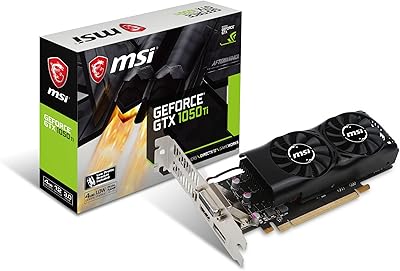 MSI GeForce GTX 1050 Ti 4 GB LP GDDR5 graphics card, V809-2404R.. DIAYTAR NIGERIA: Where affordability and variety come together with nationwide 5-8 day delivery.