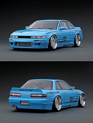 Nismo Silvia S13 Rocket Bunny V1 resin car (blue).. DIAYTAR NIGERIA: Where quality meets affordability, with thousands of products delivered in less than 8 days.