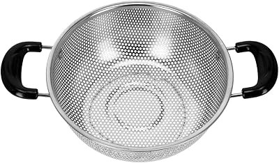 Micro-perforated colander in Royalford Professional 10 "stainless steel for food.. Your complete shopping solution, DIAYTAR NIGERIA offers extensive choice with competitive prices and delivery.