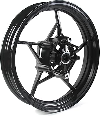 Arashi front wheel rims for Kawasaki Ninja 400 Z400 EX400 (ABS included) 2018-2022 Brilliant black motorcycle replacement 2019 2020 2021.. DIAYTAR NIGERIA combines affordability with convenience, delivering your purchases within 5-8 days.