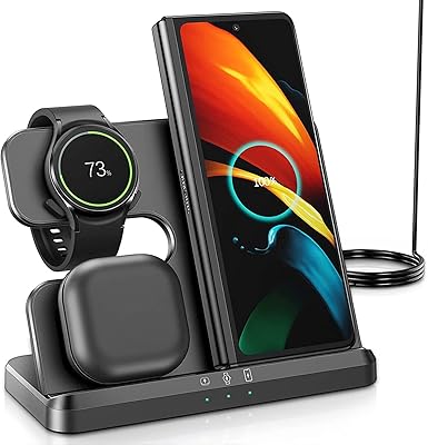 Wesfunly 3 -in -1 wireless charger, quick -free load support compatible with iPhone 14 13 12 11 pro Max/x/8 Apple Watch Ultra Se 8/7/6/5/4/3/2 for AirPods Pro 3/2.. Shopping has never been easier — DIAYTAR Nigeria delivers it all in 5–8 days.