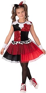 Harley Quinn Super Villains disguise from Rubie's Girls DC (1).. Shop with confidence at DIAYTAR NIGERIA, enjoying competitive prices and delivery within 8 days.