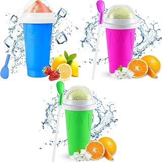 Goronb Tik tok Slushy Cup, Tik tok Magic Quick Freezing Cup, double layer squeeze Slush Cup, portable squeeze cup for children's birthday gifts (3pcs).. Embrace the convenience of DIAYTAR NIGERIA with thousands of products at your fingertips, delivered nationwide.