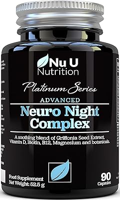 Help with nervous night sleep with 5-HTP, natural sources of magnesium and melatonin, 90 vegetarian capsules with chamomile, lemon balm, lavender flower and vitamin B12.. DIAYTAR NIGERIA delivers what you want at prices you'll love, all within 5-8 days nationwide.