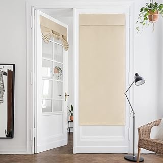 French door curtains, blackout curtains for intimacy door 26 "x 68", darkening curtains for glass holders, thermal insulation window curtains, 1 panel.. Get top brands at bottom prices, only on DIAYTAR Nigeria.