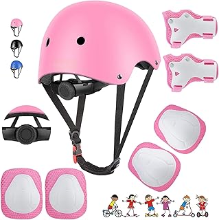 PA bike helmet for children - Adjustable helmet for children from 5 to 10 years old, girls and boys, set of protective equipment for sport, cycling, cycling, scooter, skateboarding with rolls.. Your everyday shopping solution, DIAYTAR NIGERIA offers variety and value delivered within 8 days.