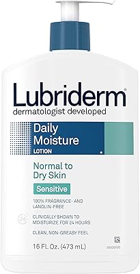 Luprederm daily moisturizing lotion for normal sensitive skin with dry, unisex, 16 oz.. DIAYTAR NIGERIA brings a world of products to your fingertips with affordable prices and quick delivery.
