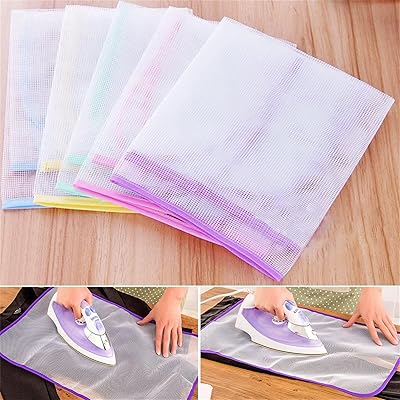 X-SPRING protective ironing net, 5 pieces size 40 x 60 cm, heat-resistant resistant protection cushion, ironing pressure cushion for easy ironing and protection, random color.. Every order, every item — DIAYTAR Nigeria delivers fast and reliably.