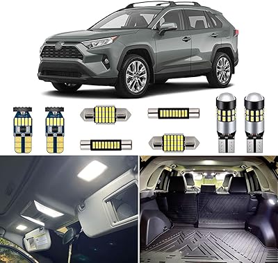 Interior LED LED LED LED Autogene For Toyota RAV4 2016 2016 2018 2017 2019 2020 2021 Ultra light 6000K with installation tool.. Discover shopping made simple with DIAYTAR NIGERIA's comprehensive platform and nationwide delivery service.
