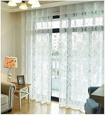 Transparent TS House curtains with eyelets for living room (multicolored, 200).. Your complete shopping solution, DIAYTAR NIGERIA offers extensive choice with competitive prices and delivery.