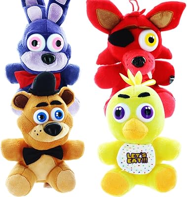 Box of 4 Five Nights at Freddy's toilets made up of 10 animal -shaped objects.. Shop across categories at DIAYTAR NIGERIA with the confidence of prompt and budget-friendly delivery.