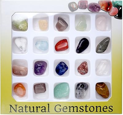 Collection box of mineral crystals of jsdde raw precious stones (20 small raw precious stones).. DIAYTAR NIGERIA brings the marketplace home to you with affordable prices and delivery in 5-8 days.