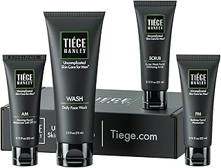 Skin care system for men tig hanley - Level 1 | Routine kit for men: Face cleaner, morning moisturizer, facial scrub, night moisturizer | Cleans, firms and hydrates your skin so that it is at its best.. No stress, no delays — DIAYTAR Nigeria is your trusted shopping partner.