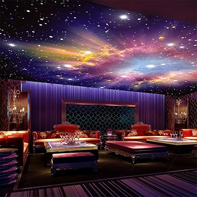 3D 3D wallpaper Nocturnal Sky Sofa Bedroom Sofa.. DIAYTAR NIGERIA: Making quality accessible to all Nigerians with affordable prices and quick delivery.