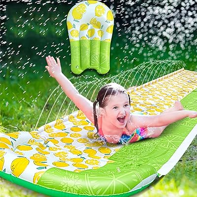 Children adults unisex aquatic slide toboggan toys summer toys toys with boogie board 40 cm 1 slopes of slide from the backyard of backyard of backyard.. DIAYTAR NIGERIA makes quality accessible with our affordable prices and dependable delivery service.