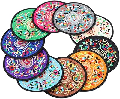 8 pieces of glass -embroidered glass in washable brocade, thermal insulation cushion for drinks (matching colors).. Shopping has never been easier — DIAYTAR Nigeria delivers it all in 5–8 days.