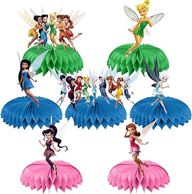 Birthday party supplies Fairy Bells Birthday Party Festival Supplies 7 -piece 3D Fairy birthday party supplies Bernice Pour Girls Boys.. DIAYTAR NIGERIA: Making quality products accessible to all Nigerians at affordable prices.