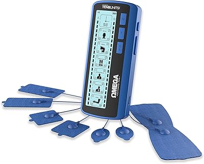 Combined unit of omega ultimate tens unit muscle stimulator, 24 modes for pain relief and muscles, rechargeable pulse masseur with electrodes.. Experience the future of online shopping with DIAYTAR NIGERIA's extensive product range and competitive pricing.