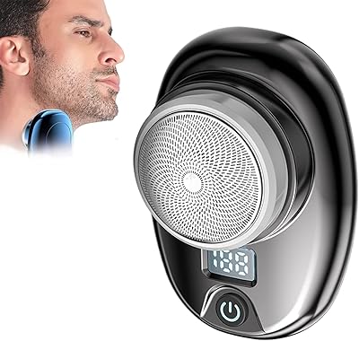 [upgrade] Mini electric razor razor oval rechargeable in fashion for men.. DIAYTAR NIGERIA stands as your affordable shopping ally with nationwide delivery in just 5-8 days.