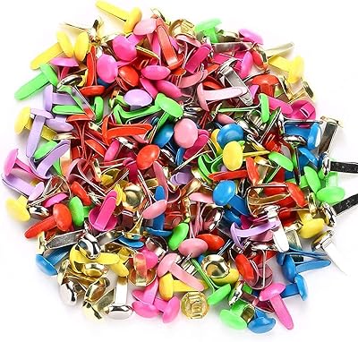 Paper bedbugs 100 pieces of round Multicolor metal pins in copper for decorations.. DIAYTAR NIGERIA delivers affordability and convenience to your doorstep within 8 days of purchase.