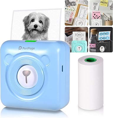 PeriPage Mini Pocket Thermal Printer Wireless All-in-one Photo BT Photo Function AR with USB cable Support for Android Smartphones iOS Windows.. DIAYTAR NIGERIA: Your one-stop e-commerce destination with affordable prices and nationwide delivery in 5-8 days.