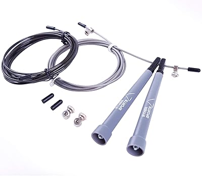 Rayher Fitness jump rope - Boxing jump rope, double sous, fat loss - Sautical rope - Exercise equipment for the house and the gym - free free cable and bolts.. DIAYTAR NIGERIA: Where quality meets affordability, with thousands of products delivered in less than 8 days.