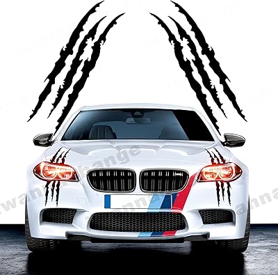 Iwanashang 2 -room car stickers in Monster Claws vinyl car for cars, SUV, trucks, windows, motorcycles, etc. (black).. DIAYTAR NIGERIA revolutionizes e-commerce with our affordable prices and dependable delivery timeframes.