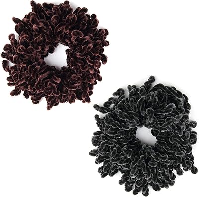 La Motor - Lot of 2 large gulf hair elastic bands to thicken the hair of girls and women (black and brown).. Shop smarter with DIAYTAR Nigeria — affordable prices and a wide product range delivered in just 5 to 8 days.
