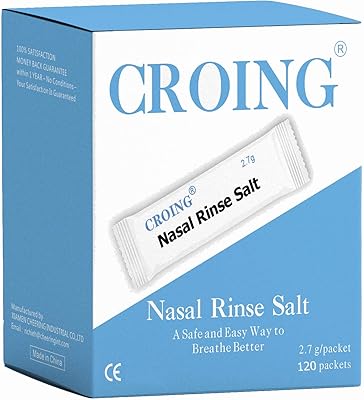 Package of 120 clean salts of nasal rinse of the sinus bags.. Your trusted marketplace, DIAYTAR NIGERIA offers comprehensive selection with budget-friendly delivery.