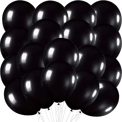 Black latex balloon kit for birthday party package.. DIAYTAR NIGERIA: Where affordability meets variety, with thousands of products delivered in less than 8 days.