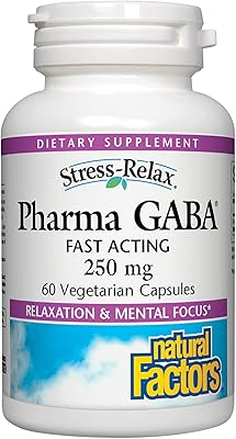 Natural factors, stress-relax Pharma Gaba capsules, 250 mg, 60 vegetarian capsules.. Experience the ease of modern shopping with DIAYTAR NIGERIA's comprehensive platform and quick delivery.