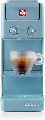 Francis Francis by Illy Y3.3 Expresso coffee maker and filter, compact design, Bleu Amalfi.. DIAYTAR NIGERIA: Transforming online retail with affordable prices and consistent 5-8 day nationwide delivery.