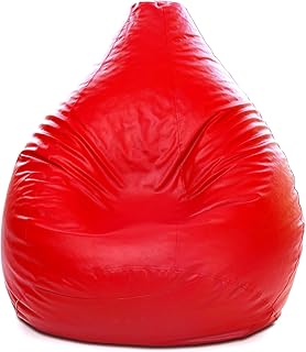Pouf Plastic pear PVC Lux Decora with filling, size 90 x 80 x 80 cm (red).. Find everything you need at prices you'll love with DIAYTAR NIGERIA's comprehensive e-commerce platform.