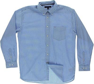 Color shirt blue and white shirt Tommy Hilfiger - Man.. Affordable luxury and fast service — only on DIAYTAR Nigeria.