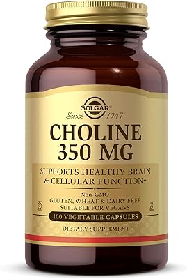 Solgar 100 capsules vegetable choline.. Discover the convenience of DIAYTAR NIGERIA's vast e-commerce platform with delivery in just 5-8 days.