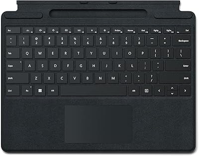 Microsoft surface pro 9 8 ox type cover premium noir.. DIAYTAR NIGERIA: Your trusted partner for affordable online shopping with reliable delivery timeframes.