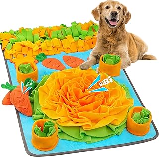 Dog sniff carpet, large dog sniffing carpet with interactive creaky toys, portable and outdoor portable food carpet for food search skills and encourage the nose.. DIAYTAR NIGERIA: Where shopping is easy, prices are low, and delivery is just days away.
