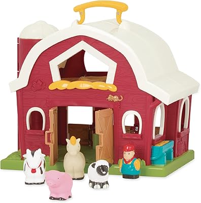 Battat farm toys - large barn with animals from the pig farm, horse